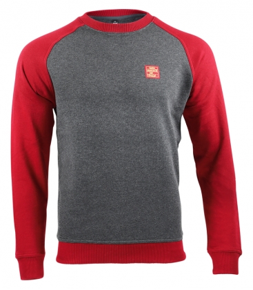 Sweater "Premium" KMII grey-red