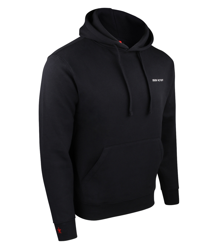 Black hoodie white hood online