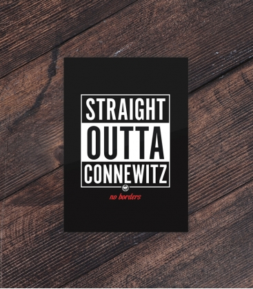 Postkarte - Straight Outta Connewitz