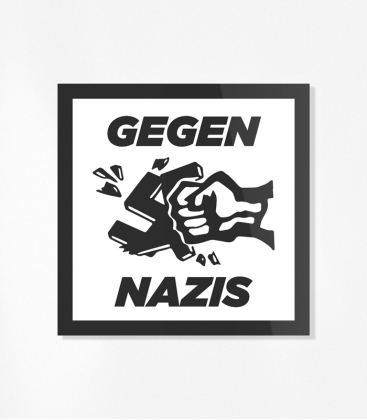 30 Sticker - GEGEN NAZIS 