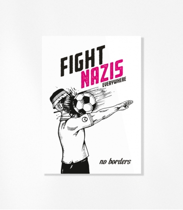 Fight Nazis Everywhere (30 Sticker)