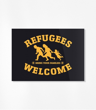 Sticker - Refugees Welcome (30 Stück)