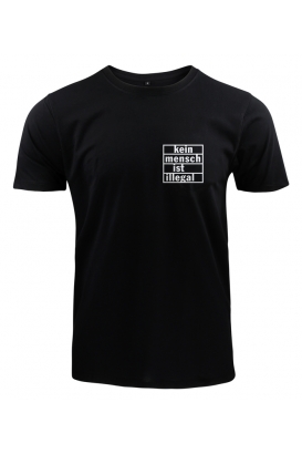 T-Shirt - Kein Mensch ist illegal - schwarz