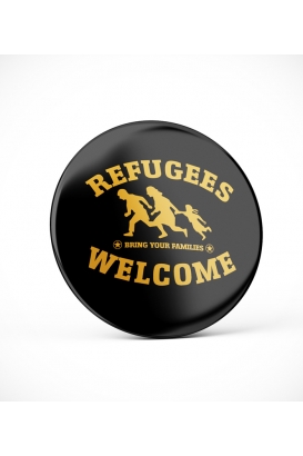 Refugees Welcome - Button