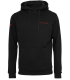 Mob Action - Hoodie "Classic" - black/red