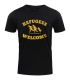 T-Shirt - Refugees Welcome - schwarz