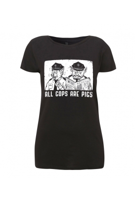 T-Shirts All Cops are Pigs  - tailliert
