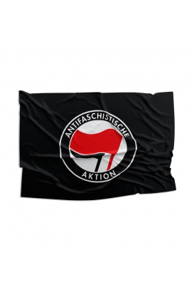 Fahne - Antifa (schwarz)