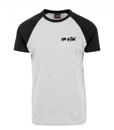 T-Shirt - NEW LOGO - Raglan - blk/red
