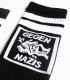 Tennissocken - Gegen Nazis - black