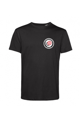 T-Shirt - Fahrrad Antifa - Small Logo - schwarz