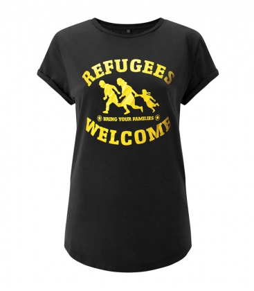 Shirt tailliert - Refugees Welcome