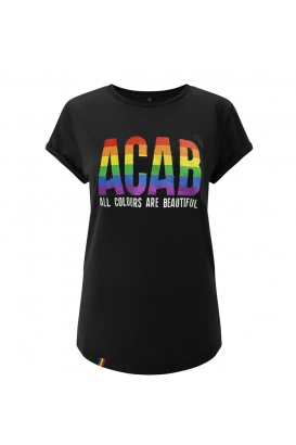 T-Shirts - ACAB - All Colours Are Beautiful - black - tailliert