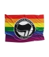 Fahne "Antihomophobe Aktion" Rainbow