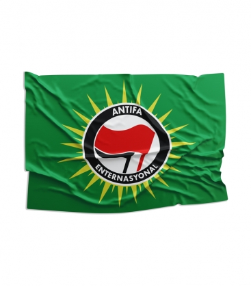 Fahne "Antifa Enternasyonal"
