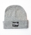 Wintermütze - No Cops No Nazis - Grey - Black Patch