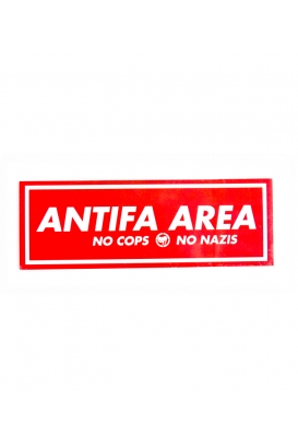 30 Sticker - ANTIFA AREA - RED