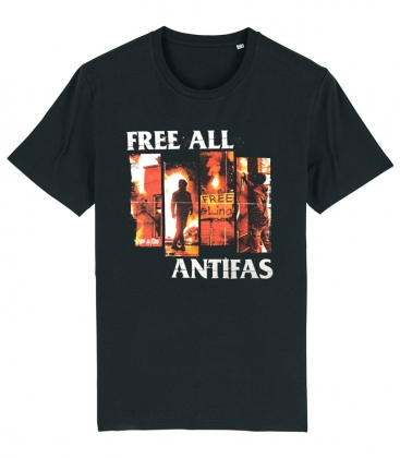 Free all Antifas II - Mob Action - SOLI T-Shirt - Black