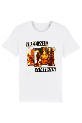 Free all Antifas II - Mob Action - SOLI T-Shirt - White