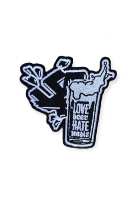 Patch "Love Beer Hate Nazis"