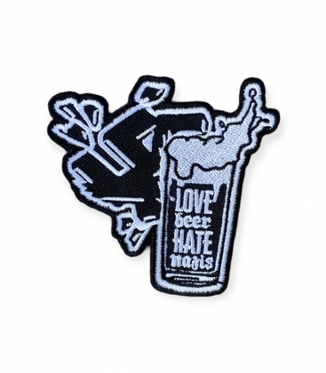 Patch "Love Beer Hate Nazis"