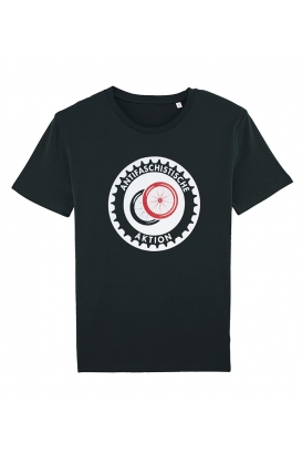 T-Shirt - Fahrrad Antifa - Big Logo - schwarz