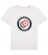 T-Shirt - Fahrrad Antifa - Big Logo - weiß