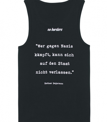 Wer gegen Nazis kämpft... - Mob Action - Tanktop - Black