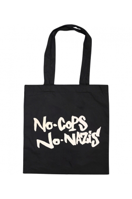 No Cops No Nazis - Beutel - Black