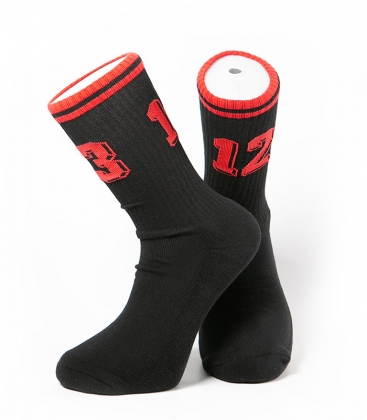 1312 - No Borders - Socken - black/red