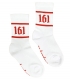 161 - No Borders - Socken - White/Red