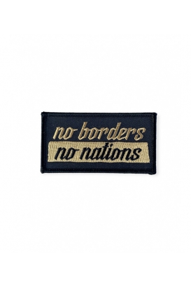 No Borders No Nations - Patch - Black/Gold
